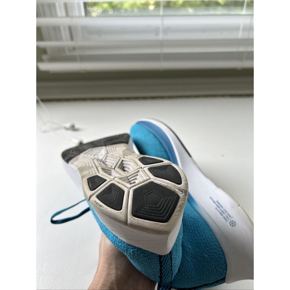 Nike Zoom Fly Flyknit Blue Orbit Sz 8 Mens carbon fiber plate running Shoe EUC - Picture 5 of 9